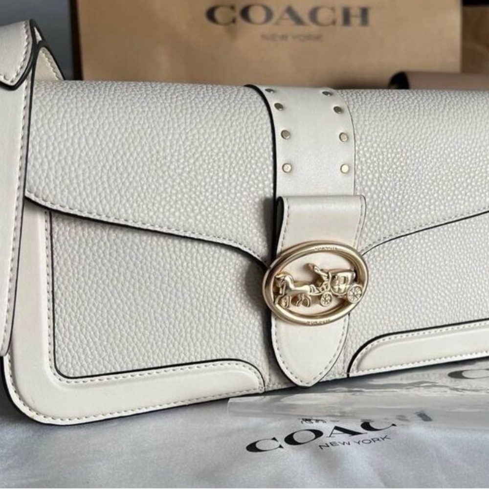 Coach White Leather Women's Bag